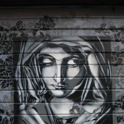 Madonna. Stencil dello street artist francese C215